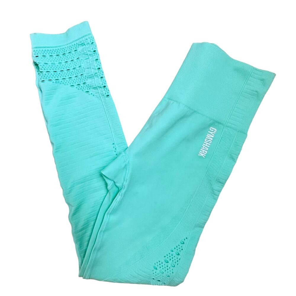 Gymshark|Energy Seamless Leggings|Neon/Highlighter|Mint Green|SZ S‎